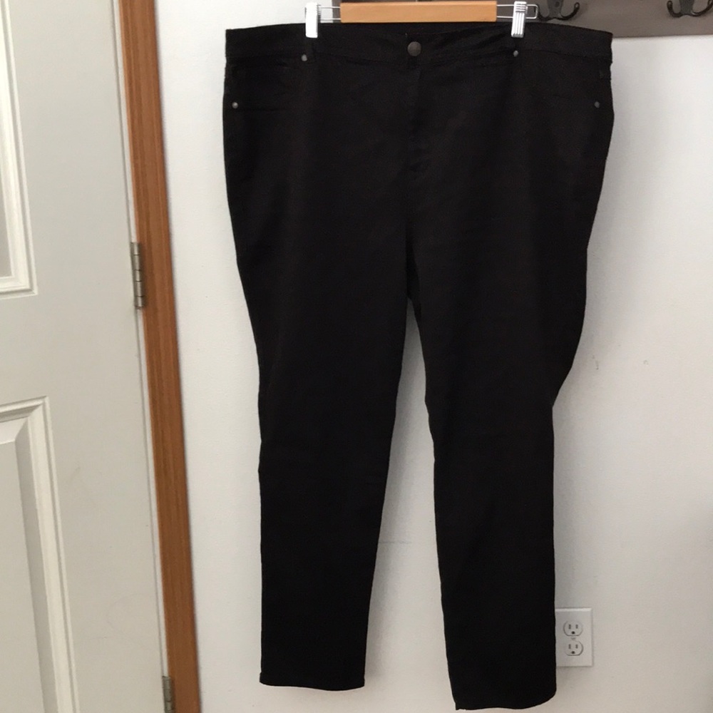 Avenue Denim, black jeans skinny size 24 A